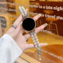 Elegant Multi - Size Strap Link Loop Band - Sport Bracelet Correa Watc - Galaxy Watch 4 40mm (Starlight)