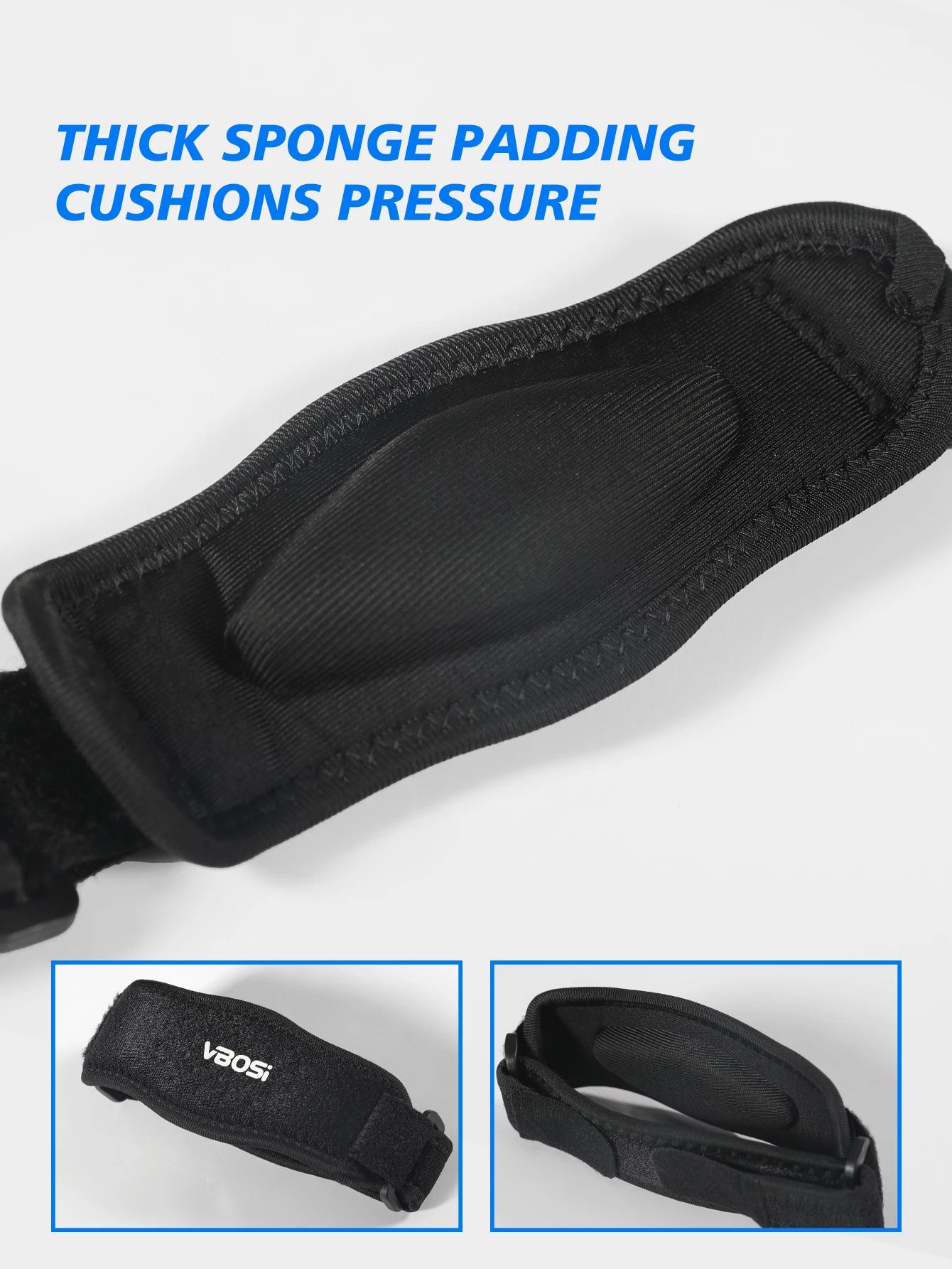 Fascia di supporto per epicondilite gomito tennis regolabile_voghion.com
