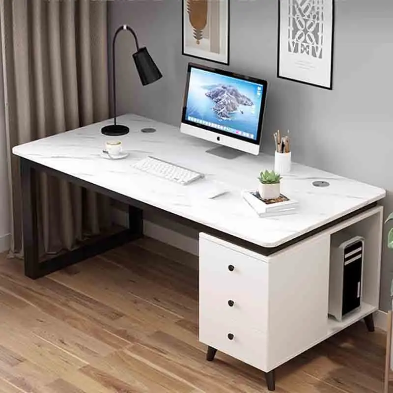 Working Meeting Office Desks Storage Laptop White Keyboard Office Desks Mobile Conference Scrivanie Per Computer Room Furnitures earbuds cleaning pen for headphones airpods tablet watch laptop mobile phone keyboard camera white