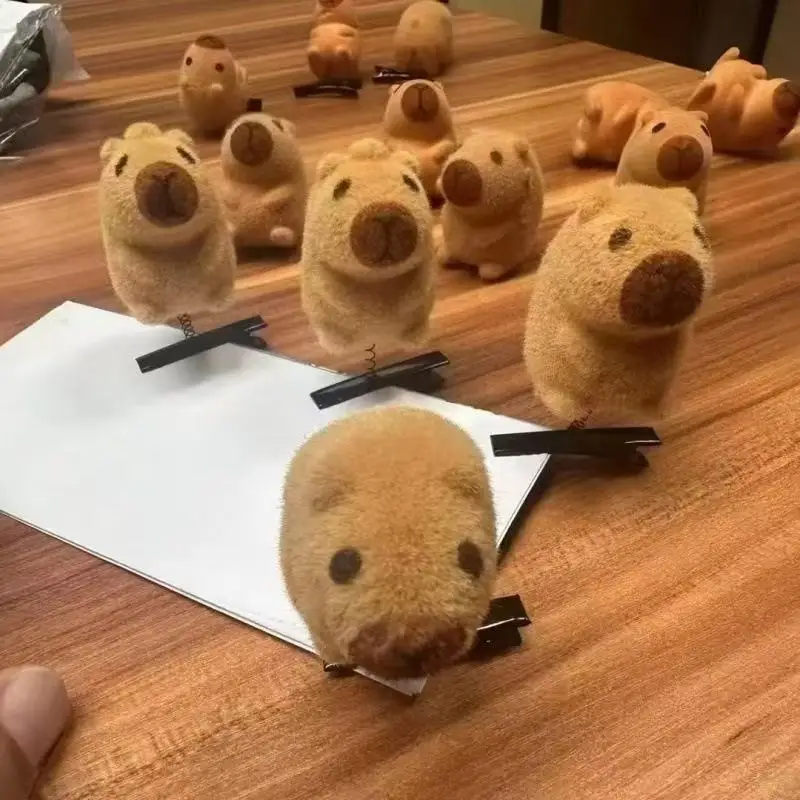 10/30pcs Kapibala Hairpin Cartoon Sunglasses Capybara Headband Plush Ornament Gifts for Guests Party Favors Gift Accessories plush toys party toys cartoon ornaments toy gift filler