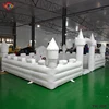 Fast Air Shipping 6x4m Pink Ball Pit White Wedding Bounce House Inflatable Ball Pool for Sale with Blower 2