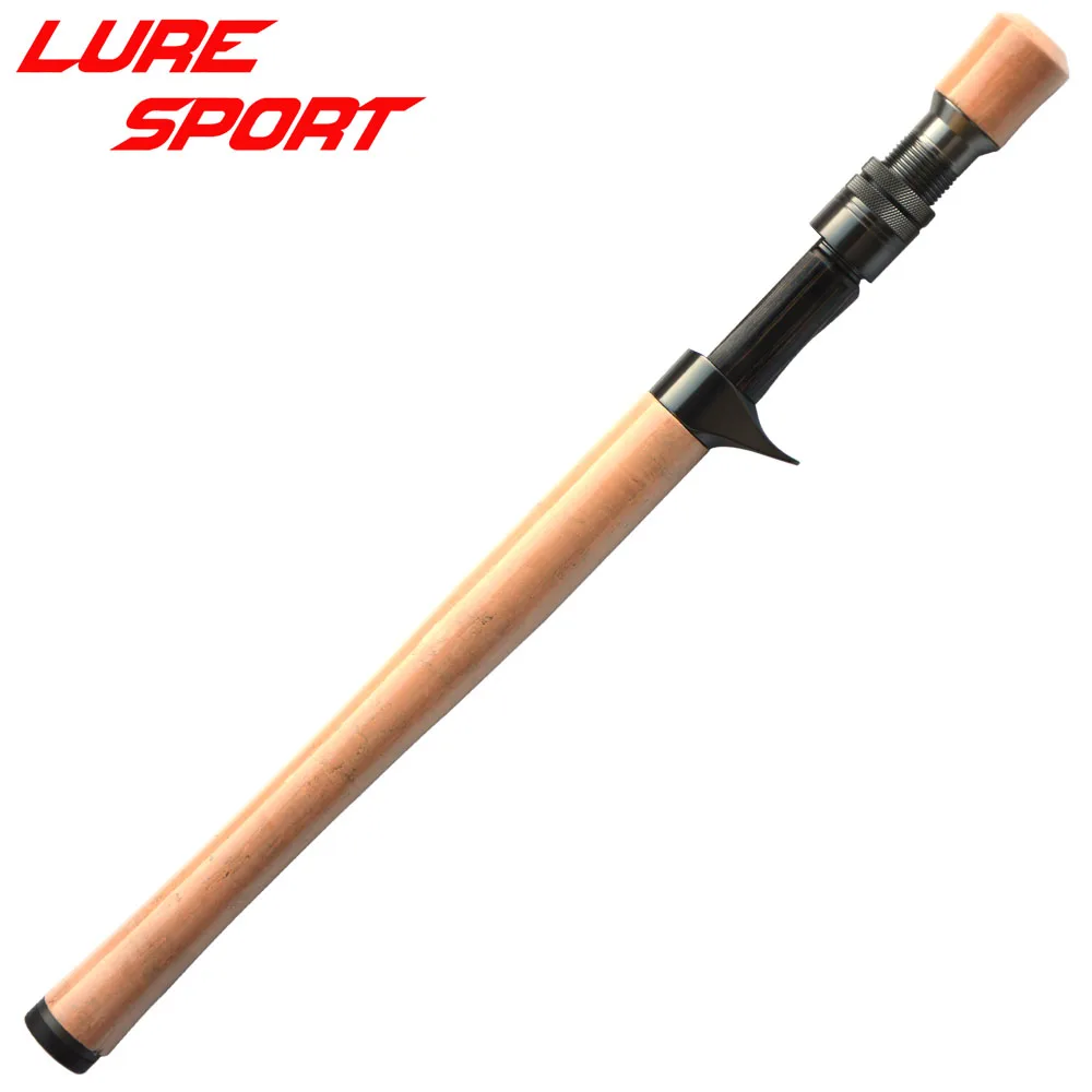 LureSport Black wood Aluminum reel seat 16cm 24 cm Cork Grip Butt