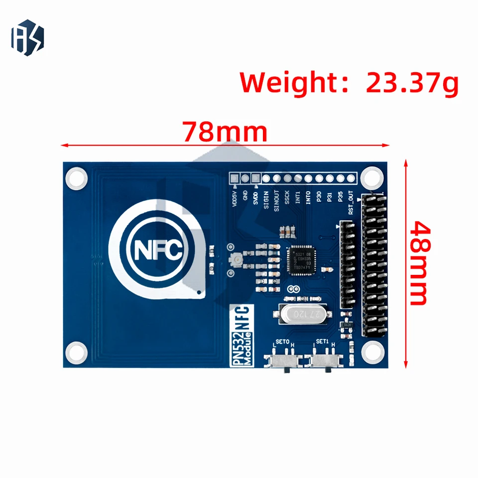 13.56MHz PN532 Precise NFC Module: Compatible with Arduino & Raspberry Pi &ndash;  Read/Write NFC Card Function - AliExpress 502