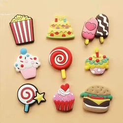 Colorful Cartoon Animal Fridge Magnets Set for Kids - Fun and Educational Magnetic Letters & Numbers Toy (9pcs cake A)