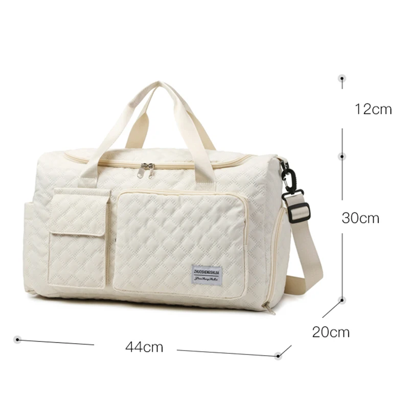 Fashion Travel Bag Handbags Large Capacity Carry On Luggage Bags Men Women Shoulder Outdoor Tote Waterproof Sport Gym Bag 6