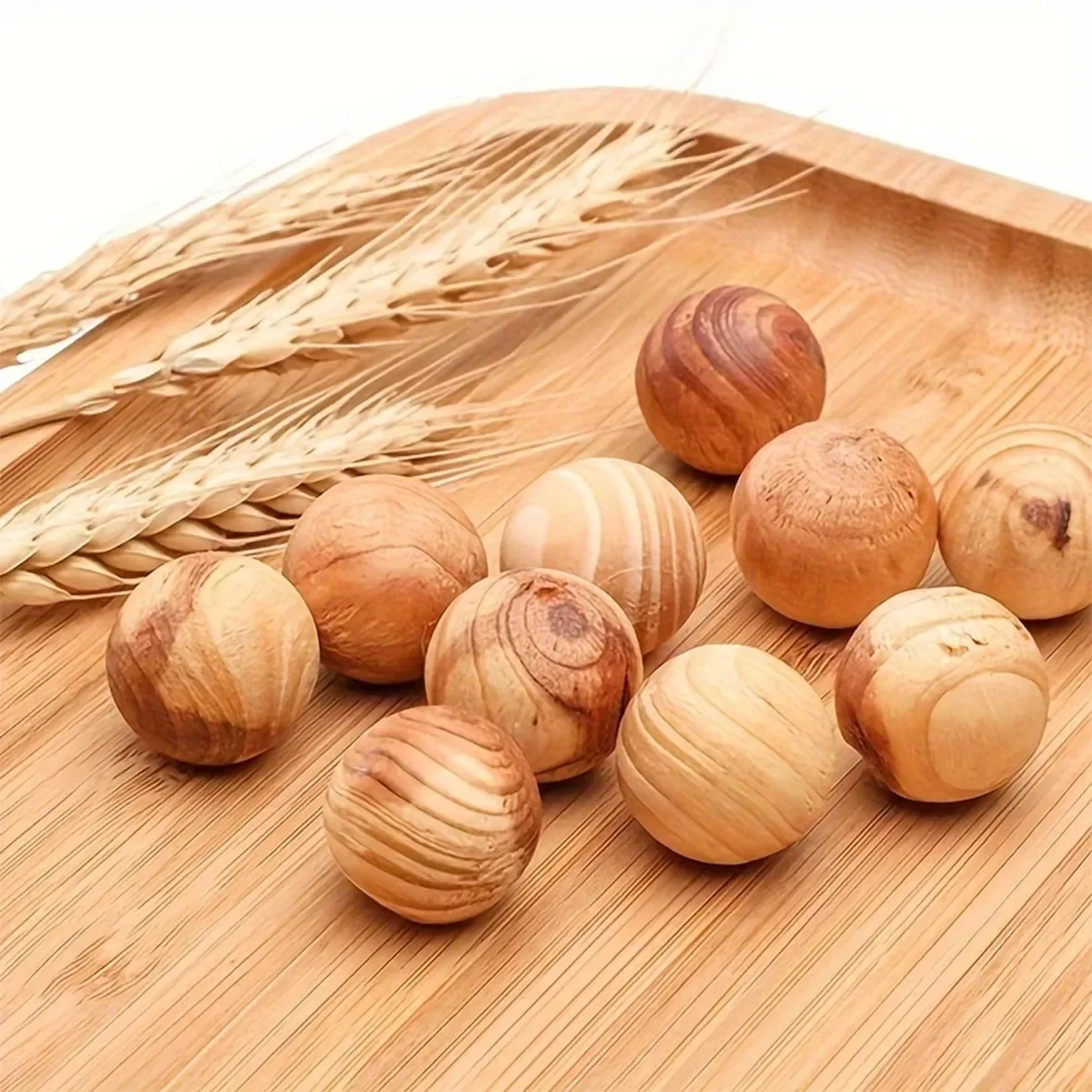 5pcs Wardrobe Camphor Wood Pills Odor Removal