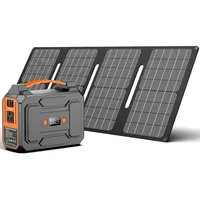 Solar Generator, Portable Solar Power Station, Equipped with 40W Solar Panels 1