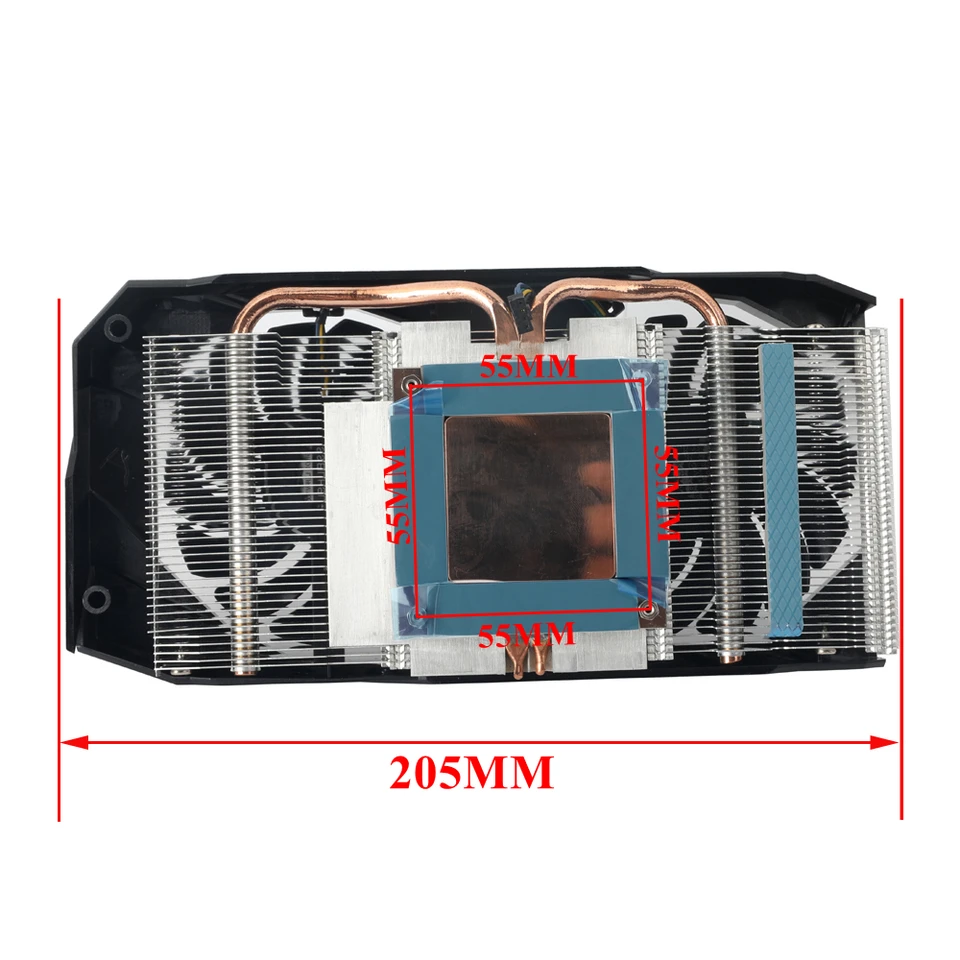 nVIDIA Quadro4000 ヒートシンクカスタム New DIY for Quadro RTX A4000 Graphics Video Card Cooling