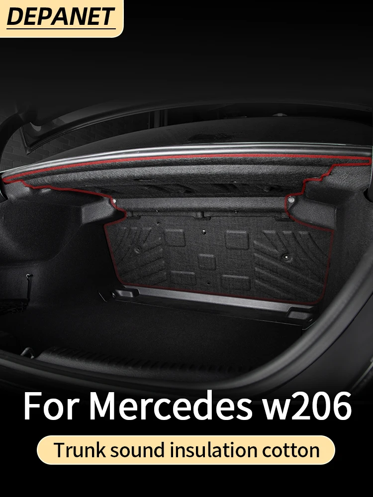 Depanet звуконепроницаемый хлопок для Mercedes w206 C 2022 180 200 260 300 аксессуары для интерьера