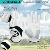 Golf Gloves Men 3pcs/6pcs All Weather Soft Breathable Left Hand Right Grip Drop Shipping 2