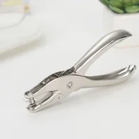 Single Hole Puncher Metal 3mm/6mm Pore Diameter Punch Pliers Hand Paper Scrapbooking Punches Punching Tools 4