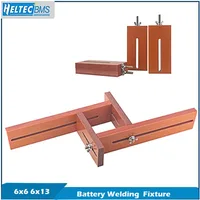 Adjustable Lithium Battery Welding Fixture 6x6 6x13 18650 battery pack frame universal Spot Welding Fixture 21700