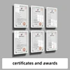 A4 21*29.7cm acrylic of Clear Wall Mount Document Photo Frames Advertising Poster Paper Holder Board 3