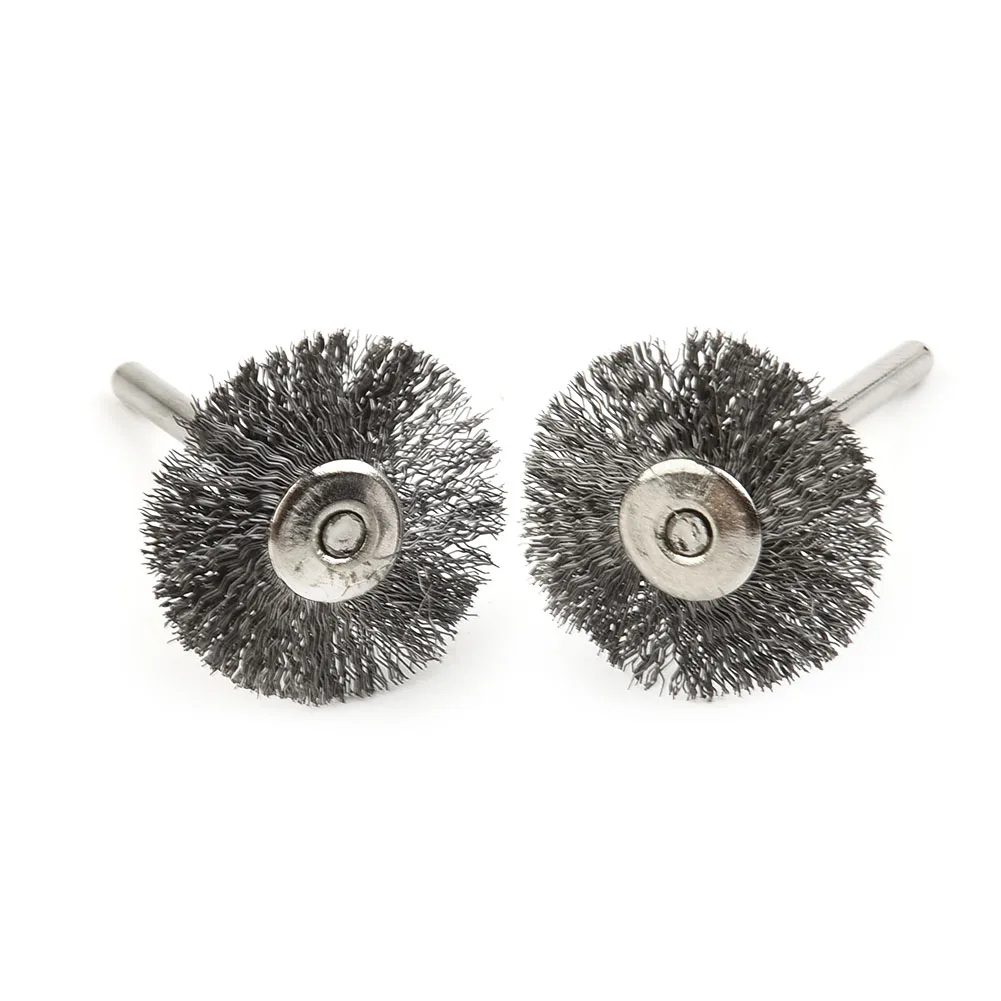 

10pcs/set 22mm Stainless Steel Wire Wheel Brush Rotary Tool For Mini Drill Dremel Polishing Dremel Accessories