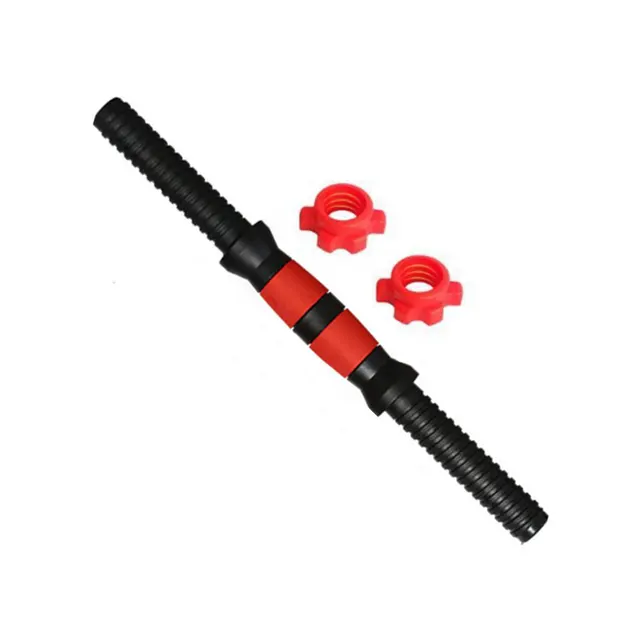 Dumbbell rod universal connecting rod changed into barbell kettle bell handle fixing nut accessory body-building male household 5