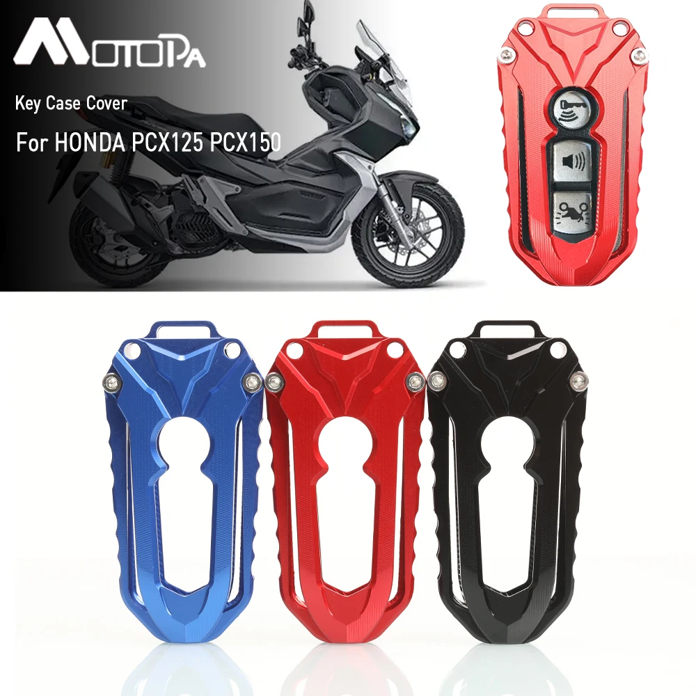

MOTOPA For Honda PCX125 PCX 150 PCX150 2016-2020 Keyless System Remote Key Casing CNC Key Cover Smart Key Holder Protective Case