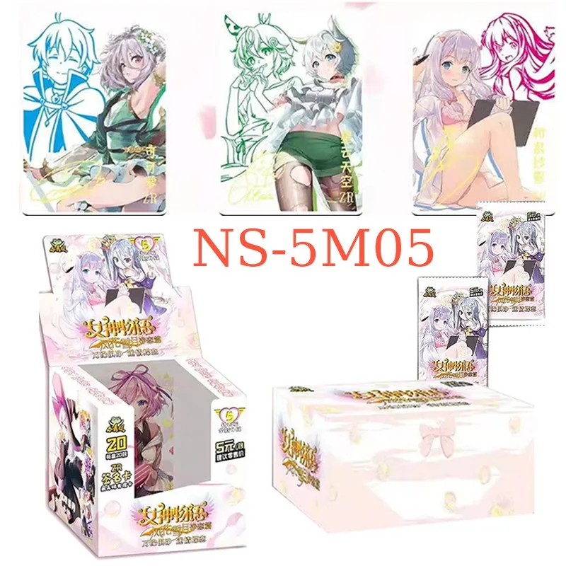 

Goddess Story Collection Cards Ns-5M05 Booster Box Anime Girl Figures Game Card Child Kids Table Toys For Family Birthday Gift