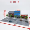 1/150 Scale Diorama Building Model City Street View Architectural Model For Guam Backdrop Display Scene Prop Model Collection 2