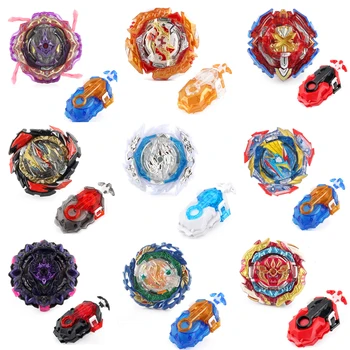 Bey Burst Metal Spinning Top Battle Gyro Toy with String Launcher Set Gift 1