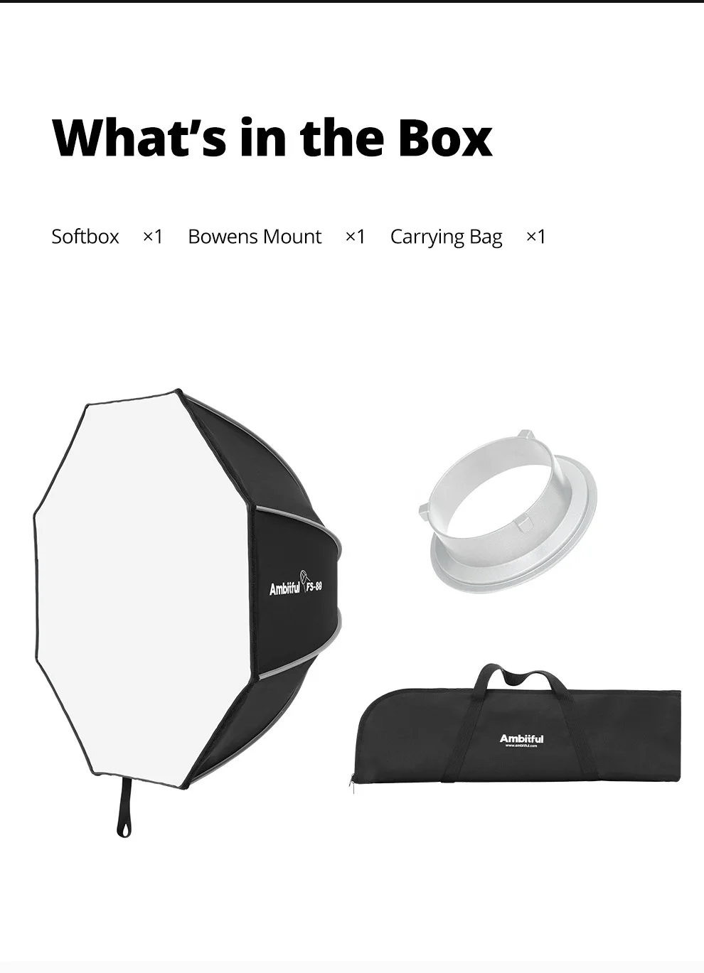 FS40/60/80 Series 40cm 60cm 80cm Softbox Honeycomb Grid（only Grid）