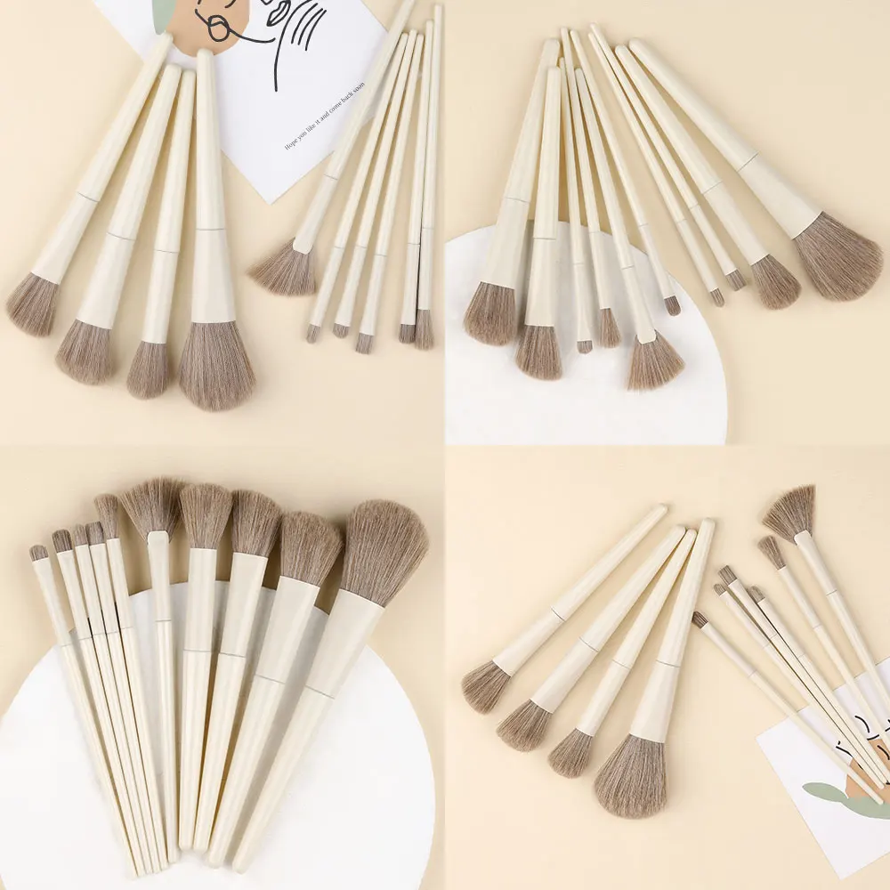 Professionelle 10PCS Make-Up Pinsel Set Foundation Highlighter Lidschatten Erröten Concealer Pinsel Weibliche Schönheit Werkzeuge Weihnachten Geschenk – Detail 5