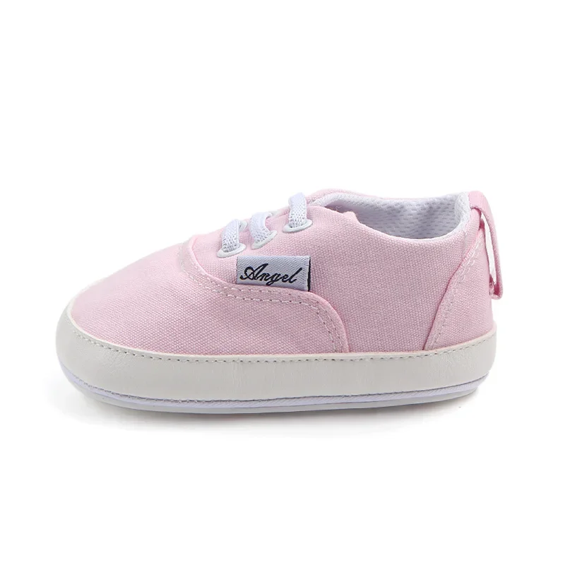 Rubber Sole Canvas Baby Shoes For Newborn Infant Toddler Baby Girl Boy Anti-slip Sneaker Casual Shoes Prewalker 6