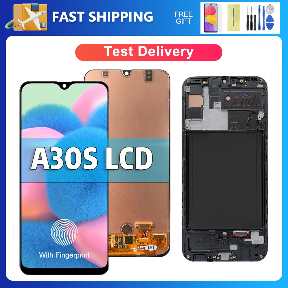 

A30S For Samsung 6.4''For Ori A307F A307FN A307G A307GN A307GT LCD Display Touch Screen Digitizer Assembly Replacement