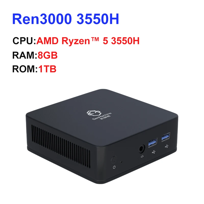 ミニPC AMD Ryzen 5 3550H Windows11 Pro S40f23e156475473ba10114152f34f