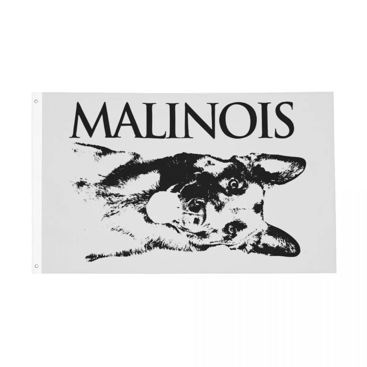 Malinois Dog Pastore Belga Mechelaar Flag Indoor Outdoor Banner Decorazione In Poliestere Double Sided 2X3 3X5 4X6 Ft Flags