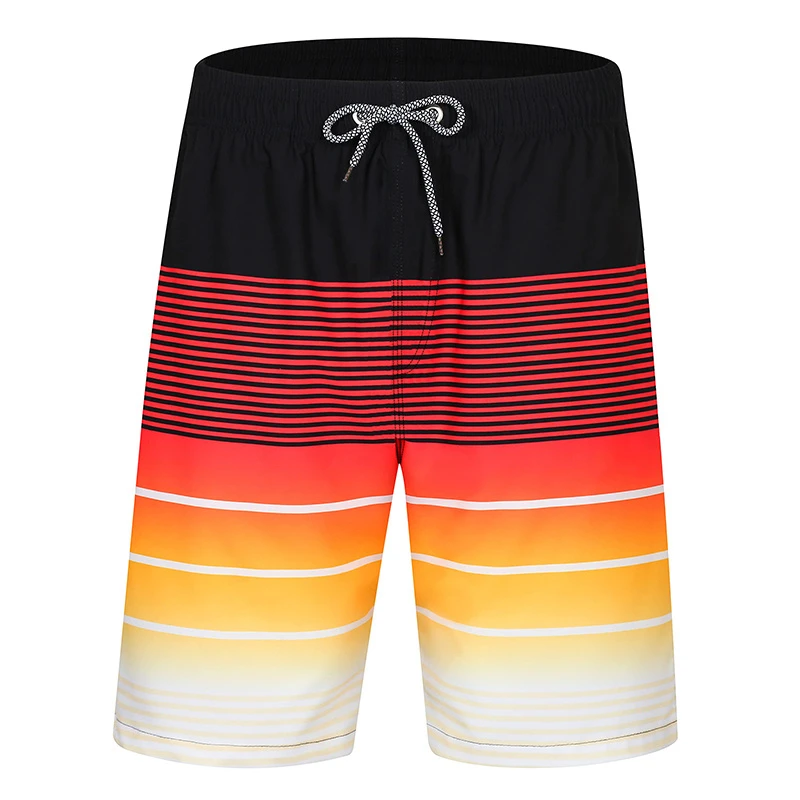 Skull Flower 3d Printed Shorts For Men Street Clothing Short Pants Striped Gradient Color Fashion Summer Loose Short Trousers 4