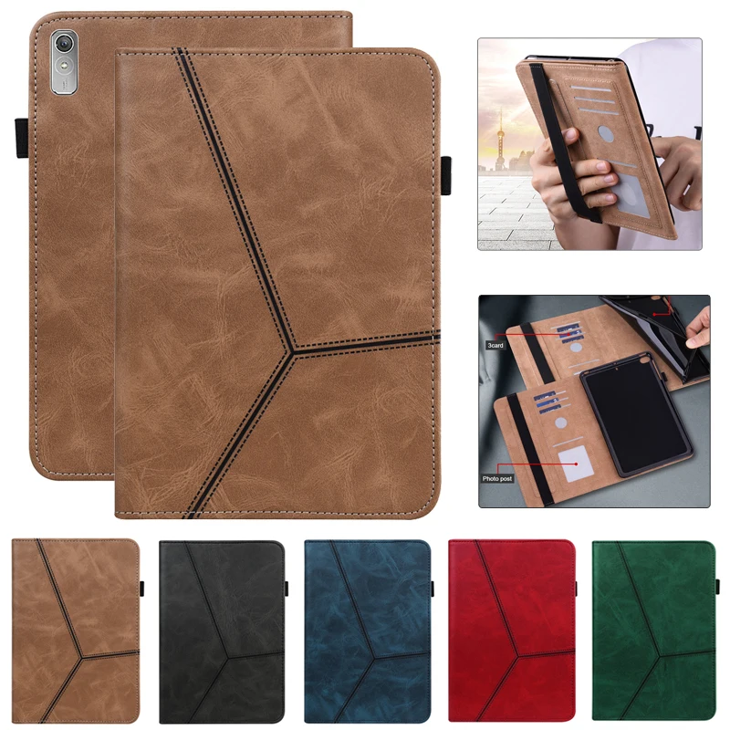 Carteira de Negócios Stand Capa de Couro Lenovo Tab P11 Gen Gen Gen 2nd Gen Case Tb350fu Tb350xu 11.5