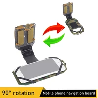 MOLLE folding navigation board, 90° rotating navigation adapter, hunting map package management panel. mobile phone holder 1