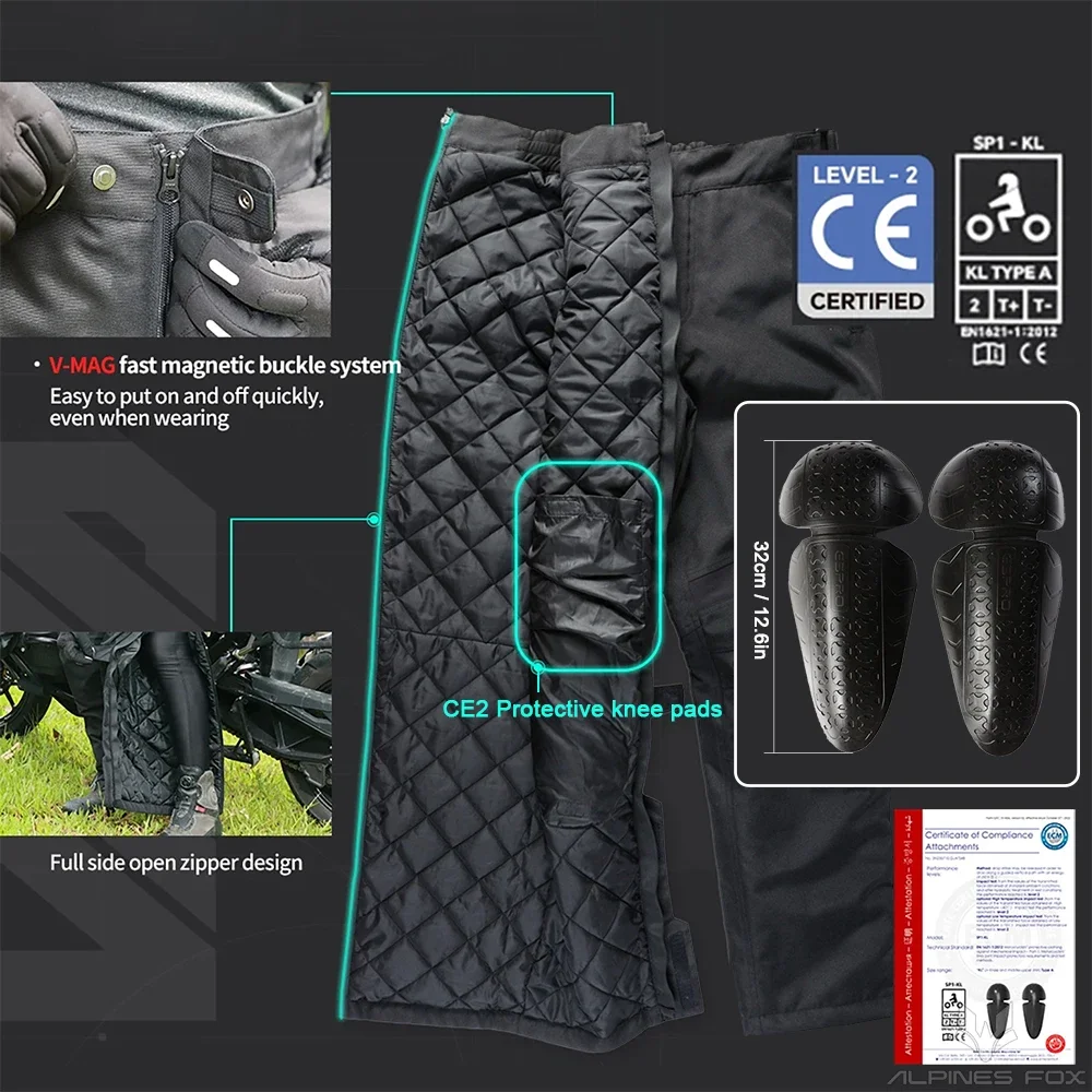 Winter Motorcycle Overpants 4