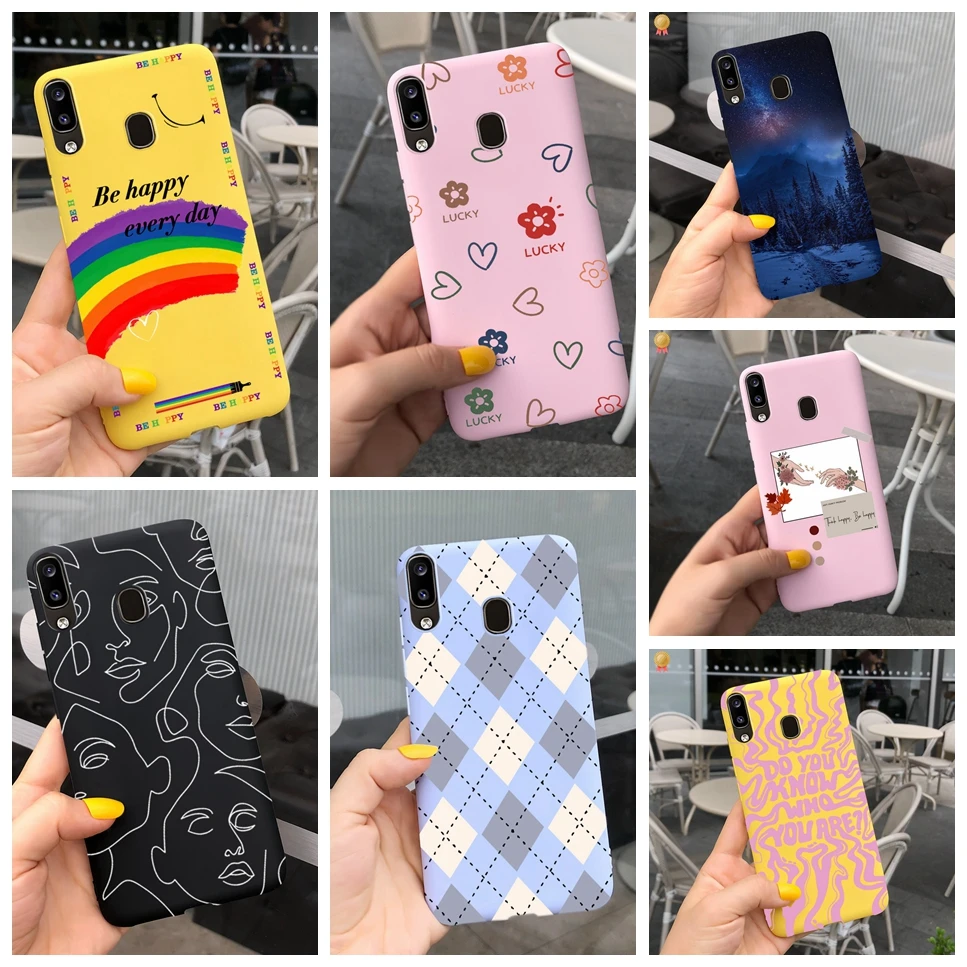 Per Samsung A20 A20S A20E Custodia Cute Cartoon Custodia Morbida In Silicone Per Samsung Galaxy A 20 A20 S E A20S A20E Custodia Per Telefono Funda