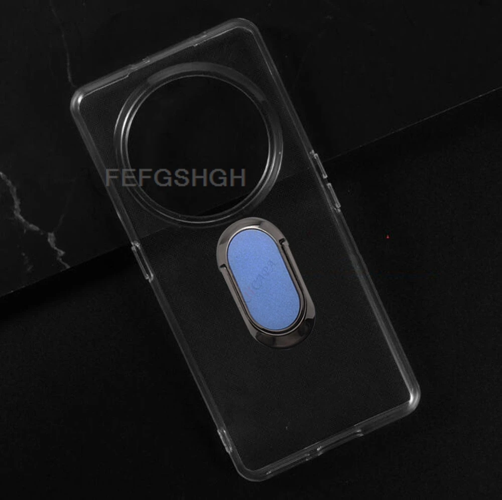 Durable Back Ring Holder TPU Silicone Phone Case - Sleek Design