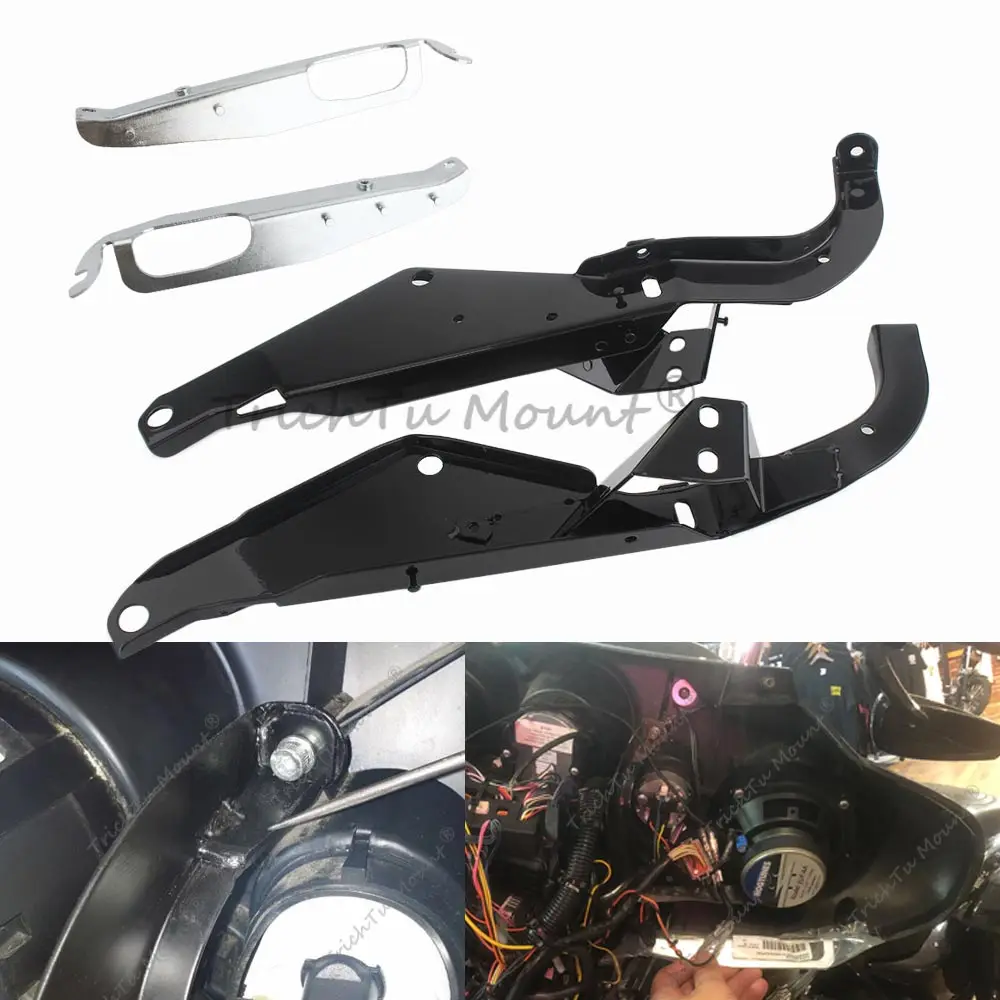 Wsays Batwing Fairing Support Bracket Kit - Compatible With Harley Touring Models 1996-2013