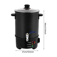 6L Large Capacity Automatic Heating To Prevent Dry Burning Electric Wax Melter With Temperature Control 5