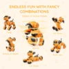VEVOR Remote Control Robot Dog Toy Dog Programmable Smart Interactive Robotic Pet for Kids Singing Dancing RC Stunt Toy Age 3+ 4