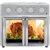 Air Fryer Oven, 26 Quart 9-in-1 Countertop Toaster Oven and Air Fryer Combo 7 Easy-to-Clean Accessories, 1700W, Stainless Steel 1