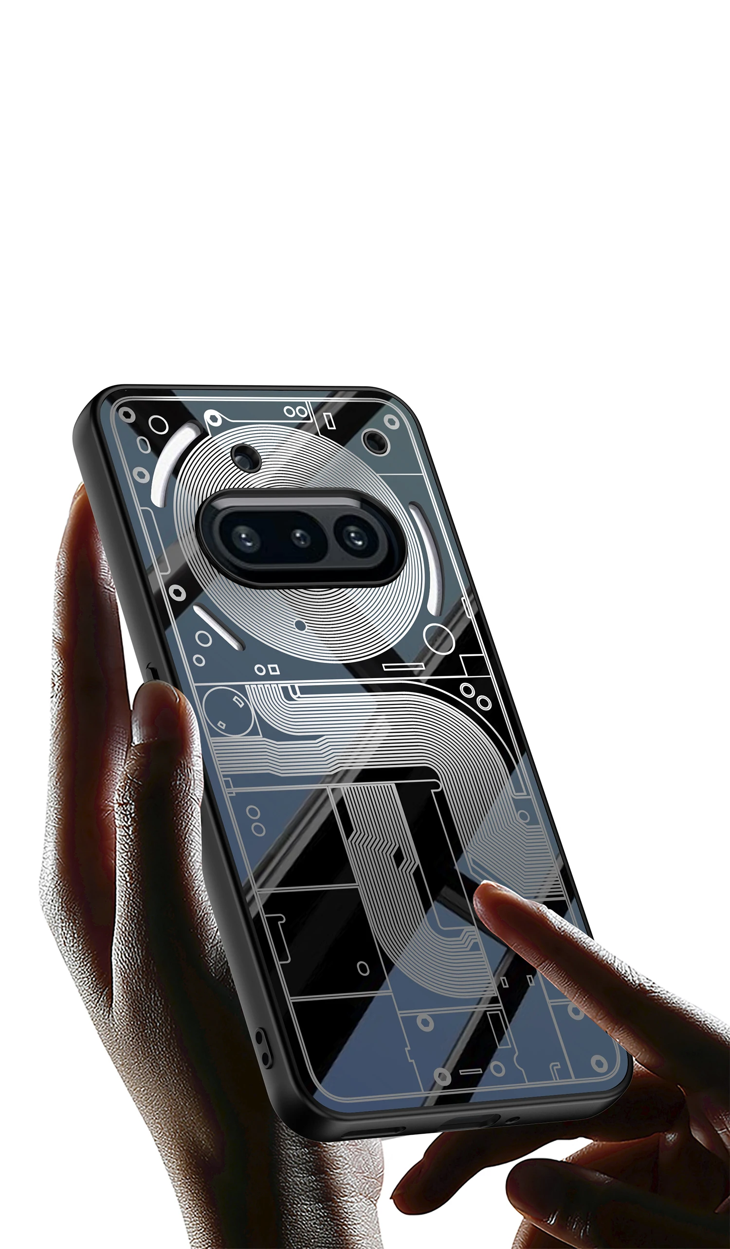 Luxury Painted Machine Pattern Case For Nothing Phone 3A Ultra-thin Shockproof S