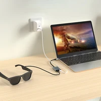 AR Transmission Charging Module PD100W&Data Transfer Cable USB-C HUB Multiport Adapter For XREAL /Rokid/Thunderbird Air Glasses - Image 3