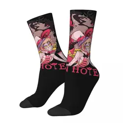 Novelty Unisex Socks Hazbin Hotels Accessories Warm Alastor and Lucifer High Quality Sock All Seasons