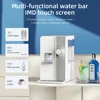 Ice making machine desktop water cooler with ice making function pipeline water distributor compressor cooling electric plastic 6