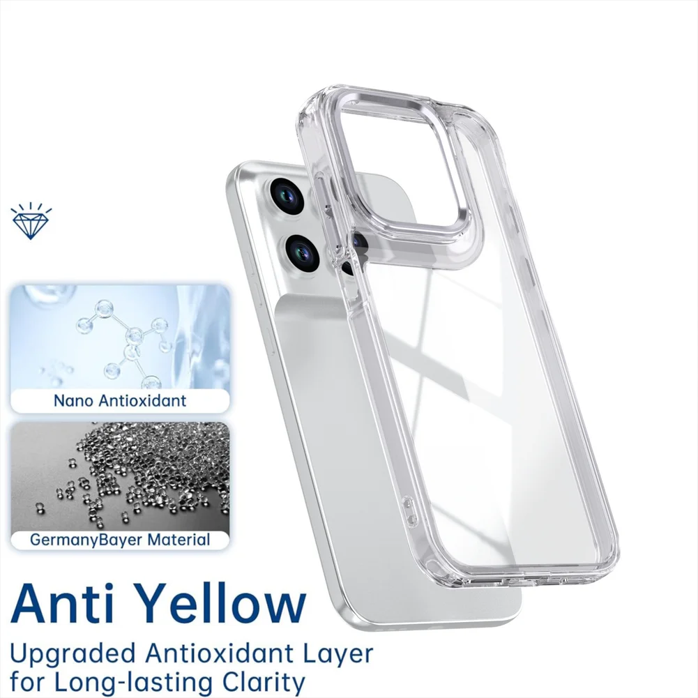 Crystal Clear Non-Yellowing Acrylic Phone Case