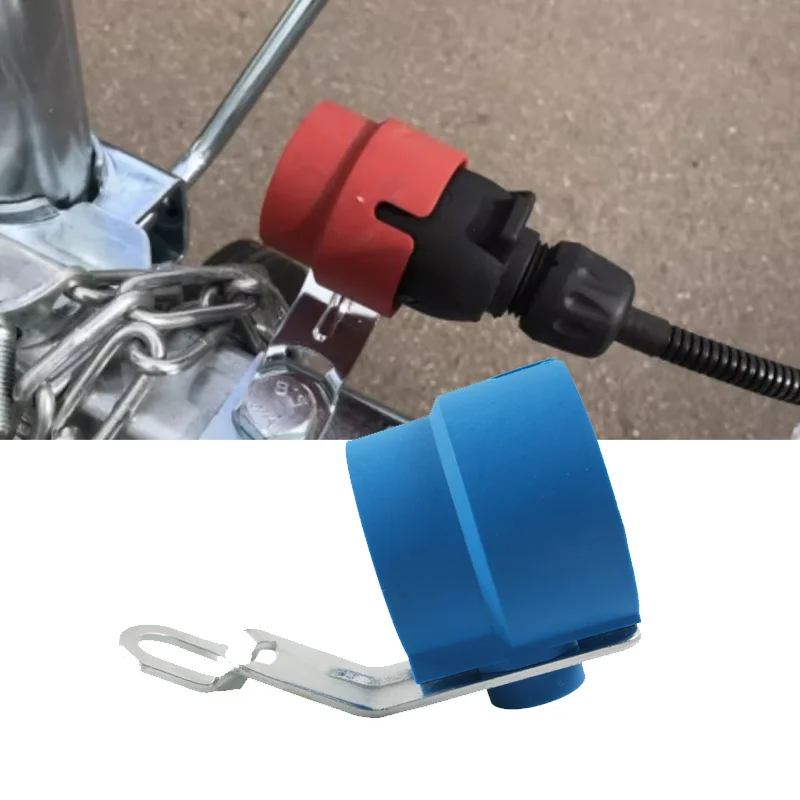 Universal Parking Cover Trailer Plug Holder For 7 And 13 Pin Plugs