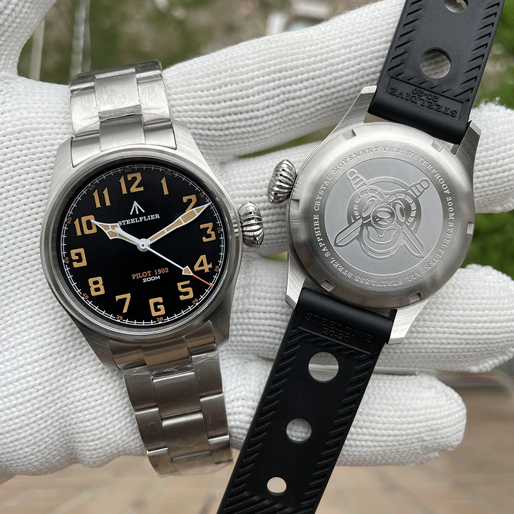 STEELFLIER oficjalny SF740V nowa seria kwarcowa pilot