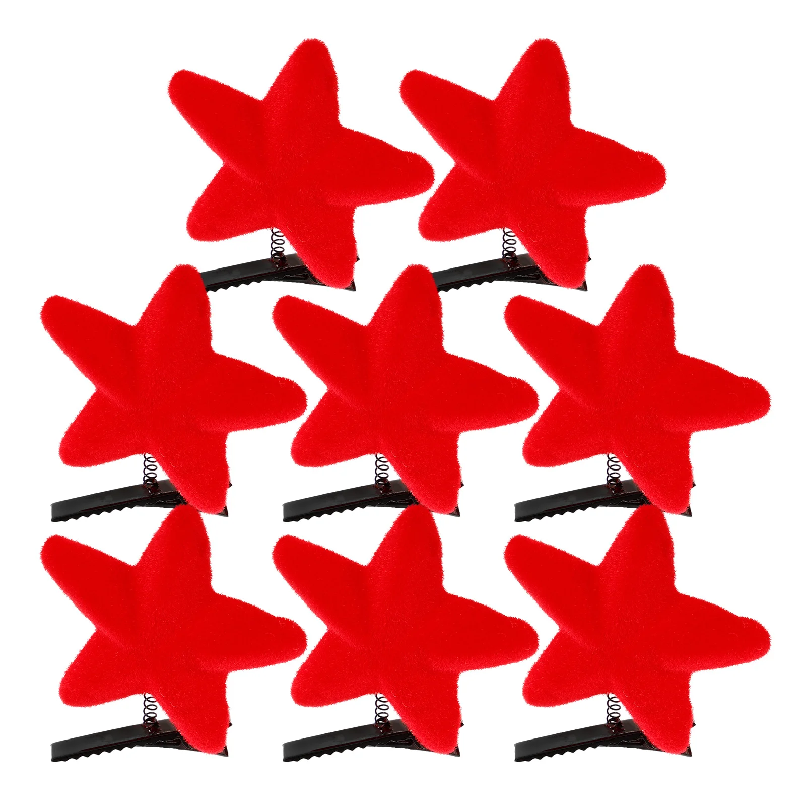 

8pcs Star Hair Claw Clips Kids Clamps Adorable Hair Accessories For Young Girls