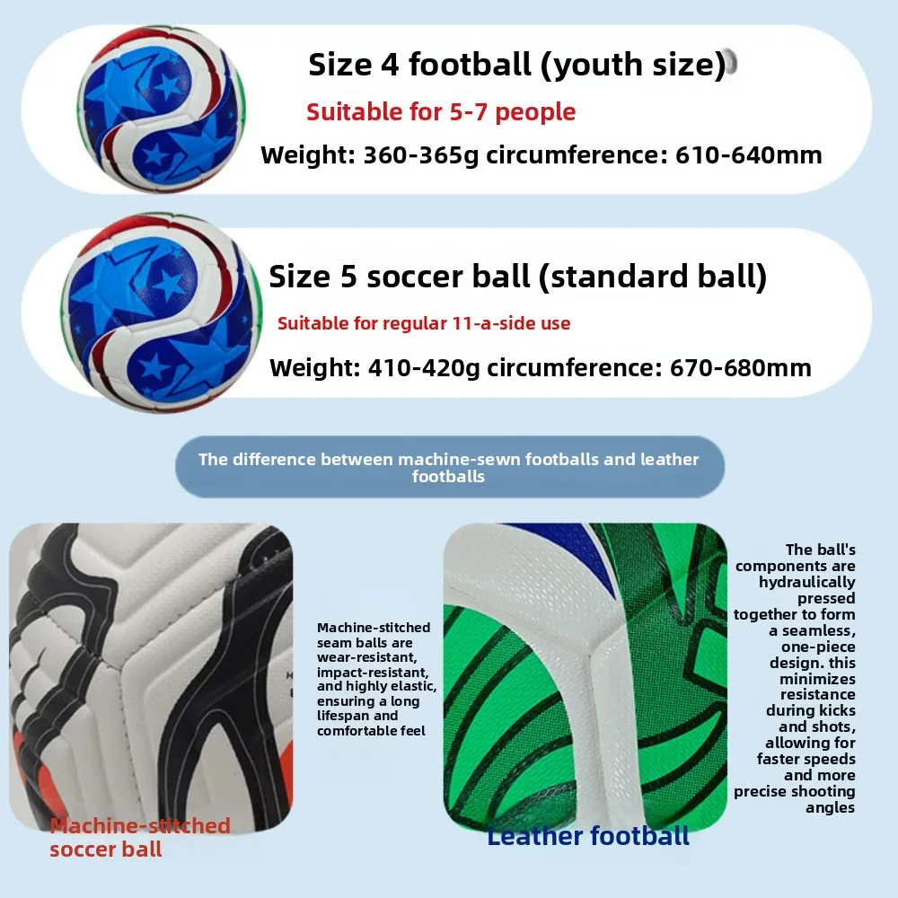 Seamless Size 5 Soccer Ball 3
