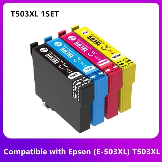 Europe 503XL 503 5200 Full Compatible Ink Cartridge With Chip For Epson  Expression Home XP-5200 XP-5205 WF-2960 WF-2965 Printers - AliExpress