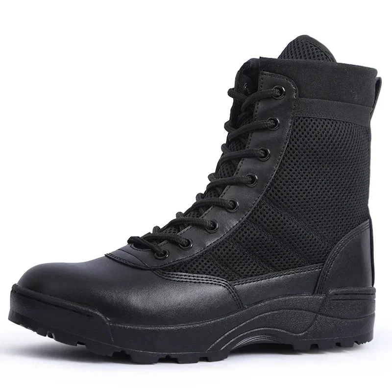 Men Boots Safety Shoes Military Outdoor Work Boots Steel Toe Shoes Winter Puncture-Proof Work Boots For Men 3
